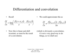 Differentiation and convolution    