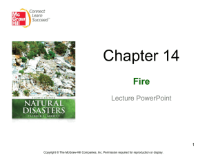 Chapter 14 Fire Lecture PowerPoint 1