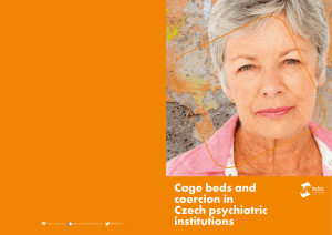 Cage beds and coercion in Czech psychiatric institutions