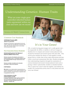 Understanding Genetics: Human Traits