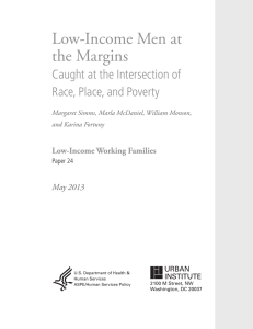 Low-Income Men at the Margins Caught at the Intersection of