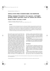 ARTICLE WITH PEER COMMENTARIES AND RESPONSE