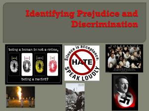 Prejudice and Discrimination PPT2