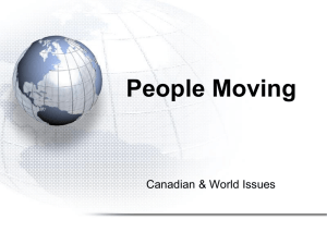 People Moving Canadian &amp; World Issues