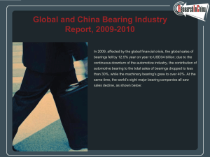 Global and China Bearing Industry Report, 2009-2010