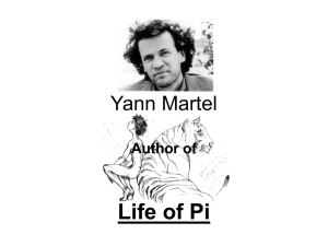 Life of Pi Yann Martel Author of