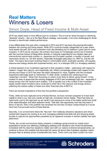 Winners &amp; Losers Real Matters