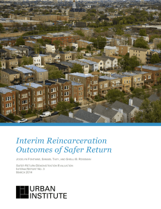 Interim Reincarceration Outcomes of Safer Return  J