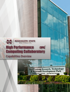 High Performance Computing Collaboratory Capabilities Overview