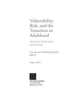 Vulnerability, Risk, and the Transition to Adulthood