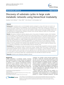 Discovery of substrate cycles in large scale Open Access