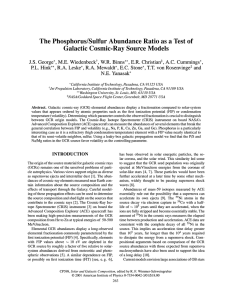 The Phosphorus/Sulfur Abundance Ratio as a Test of