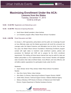 Maximizing Enrollment Under the ACA: Lessons from the States