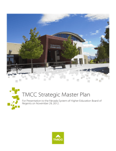 TMCC Strategic Master Plan Regents on November 29, 2012.