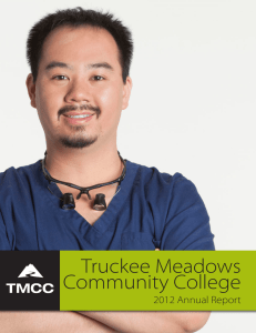 Truckee Meadows Community College 2012 Annual Report