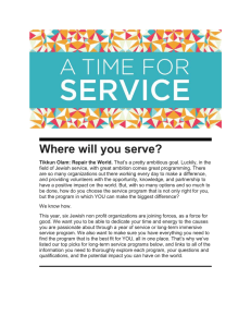 Where will you serve?