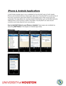 iPhone &amp; Android Applications
