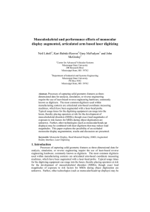 Musculoskeletal and performance effects of monocular