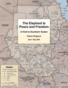 The Elephant Is Peace and Freedom  A Visit to Southern Sudan