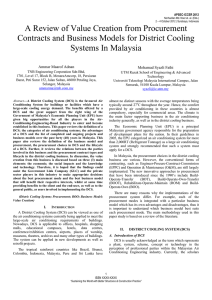 A Review of Value Creation from Procurement Systems In Malaysia