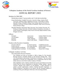 ANNUAL REPORT 2005 Members for 2004-2005