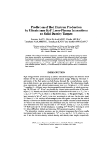 Prediction of Hot Electron Production by Ultraintense KrF Laser-Plasma Interactions