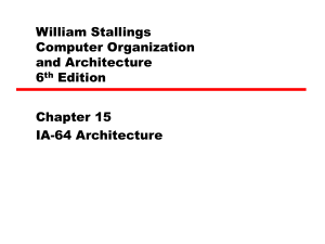 William Stallings Computer Organization and Architecture 6
