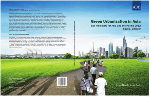 Green Urbanization in Asia