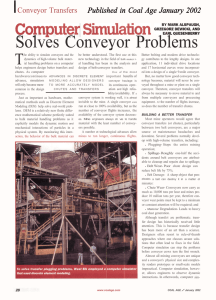 Solves Convevor Problems I T Conveyor Transfers