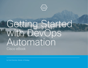 Getting Started with DevOps Automation Cisco eBook
