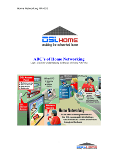 ABC’s of Home Networking  Home Networking MR-002
