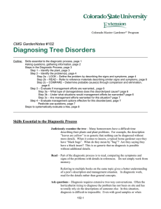 Diagnosing Tree Disorders CMG GardenNotes
