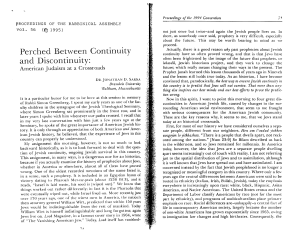 Perc11ed  Between  Continuity and  Discontinuity: