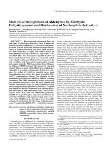Molecular Recognition of Aldehydes by Aldehyde