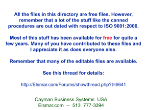 All the files in this directory are free files. However,