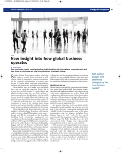 New insight into how global business operates
