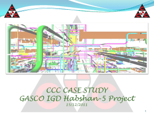 CCC CASE STUDY GASCO IGD Habshan-5 Project 15/12/2011