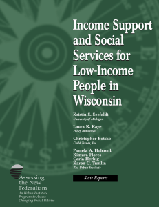 Income Support and Social Services for Low-Income