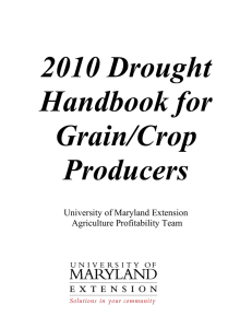 2010 Drought Handbook for Grain/Crop