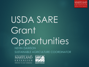 SARE Grants Overview