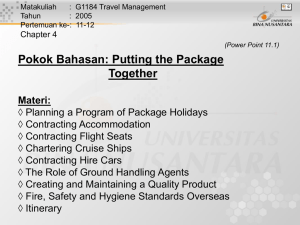 Pokok Bahasan: Putting the Package Together