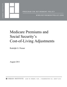 Medicare Premiums and Social Security’s Cost-of-Living Adjustments