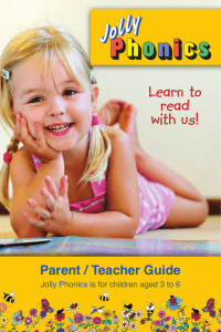 Learn to read with us! Parent / Teacher Guide