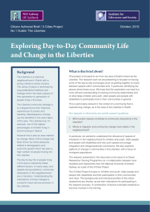 Exploring Day-to-Day Community Life and Change in the Liberties Background