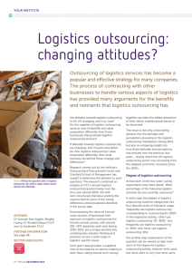 Logistics outsourcing: changing attitudes?
