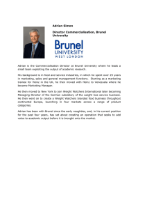 Adrian Simon Director Commercialisation, Brunel University