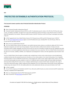 PROTECTED EXTENSIBLE AUTHENTICATION PROTOCOL  Q. A.