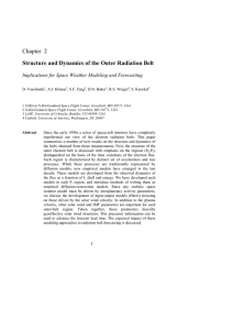 Chapter 2 Structure and Dynamics of the Outer Radiation Belt