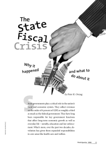 S State Crisis Fiscal