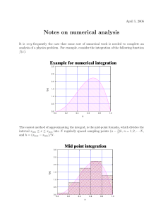 Notes on numerical analysis